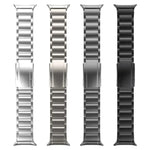Three Beads Tortoise Buckle Titanium Steel Watch Band, For Samsung Galaxy Watch Ultra / Ultra 2025, For Samsung Galaxy Watch8 / Watch8 Classic