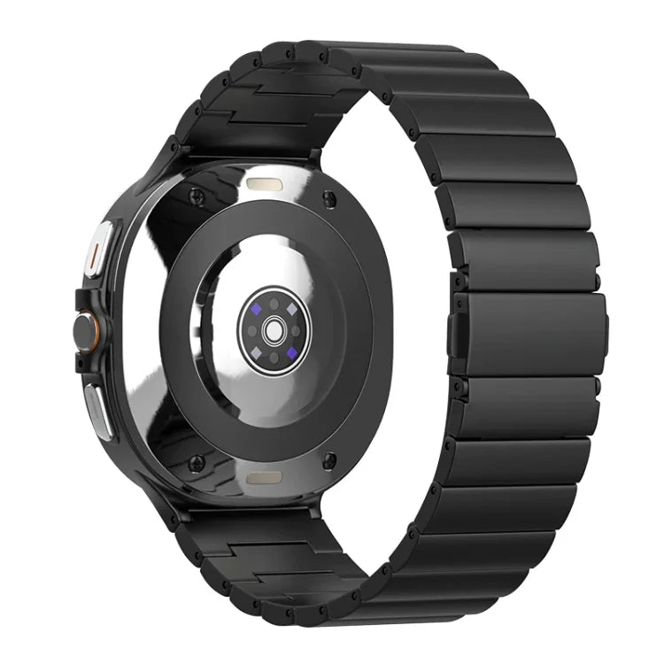 One Bead Flat Buckle Pure Titanium Watch Band, For Samsung Galaxy Watch Ultra / Ultra 2025, For Samsung Galaxy Watch8 / Watch8 Classic
