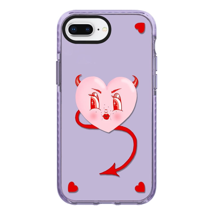 Simple Illustration Pattern Full Coverage Phone Case, For iPhone 7 Plus / 8 Plus