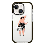 Simple Illustration Pattern Full Coverage Phone Case, For iPhone 13