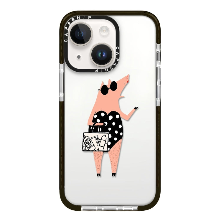 Simple Illustration Pattern Full Coverage Phone Case, For iPhone 13 mini