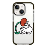 Simple Illustration Pattern Full Coverage Phone Case, For iPhone 14