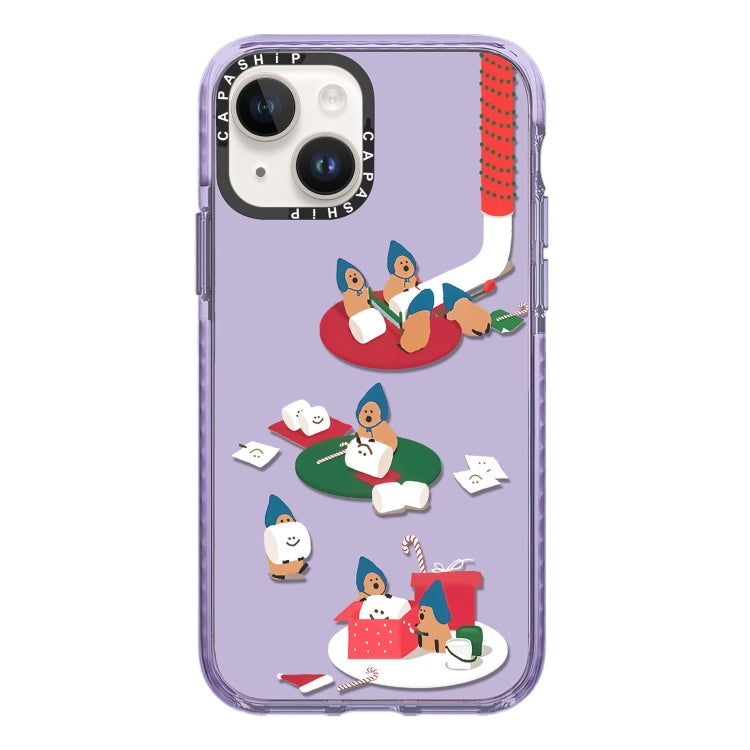Simple Illustration Pattern Full Coverage Phone Case, For iPhone 14