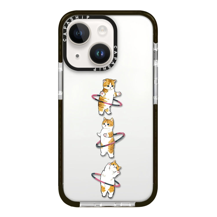 Simple Illustration Pattern Full Coverage Phone Case, For iPhone 14 Plus