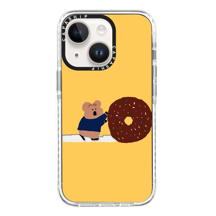 Simple Illustration Pattern Full Coverage Phone Case, For iPhone 15