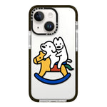 Simple Illustration Pattern Full Coverage Phone Case, For iPhone 15 Plus