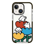 Simple Illustration Pattern Full Coverage Phone Case, For iPhone 15 Plus