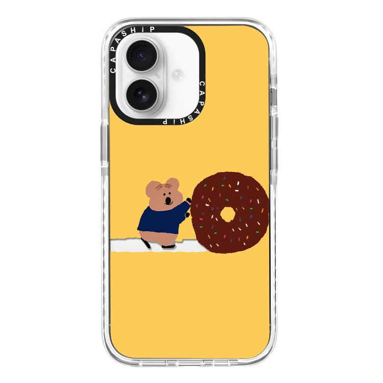 Simple Illustration Pattern Full Coverage Phone Case, For iPhone 16