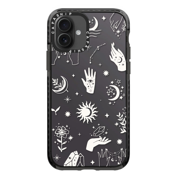 Simple Illustration Pattern Full Coverage Phone Case, For iPhone 16 Plus