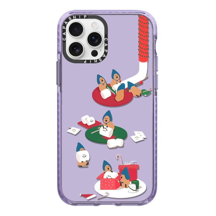 Simple Illustration Pattern Full Coverage Phone Case, For iPhone 16 Pro Max