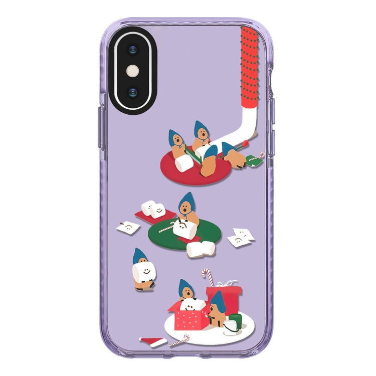 Simple Illustration Pattern Full Coverage Phone Case, For iPhone X / XS