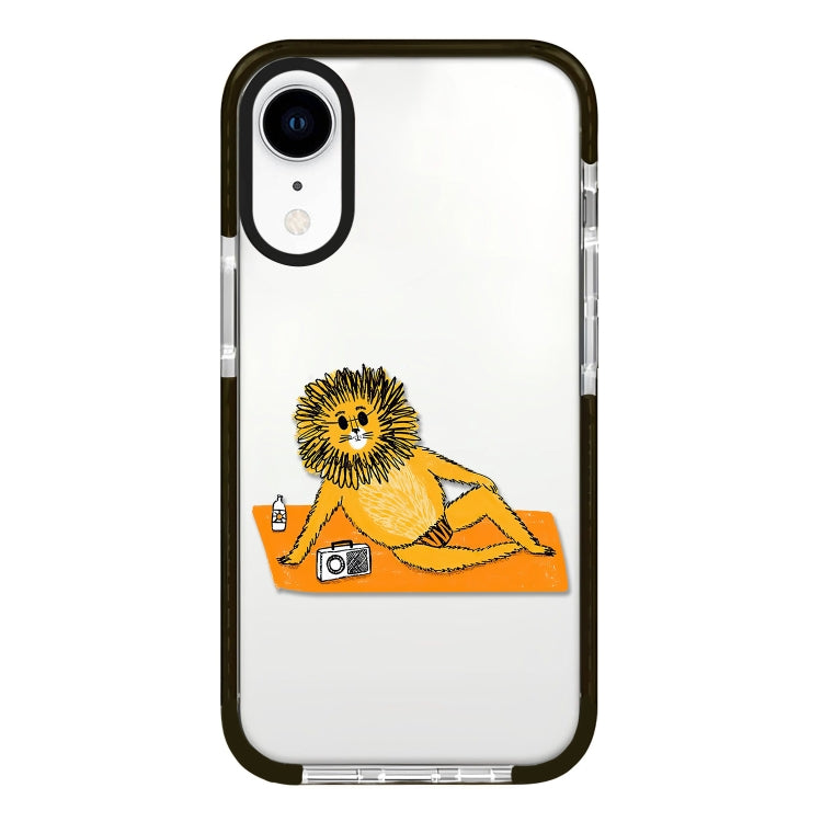 Simple Illustration Pattern Full Coverage Phone Case, For iPhone XR