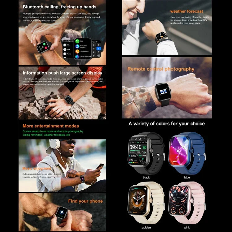 ZW65 2.01 inch Fitness Smart Watch, Blood Oxygen / Blood Pressure / Heart Rate
