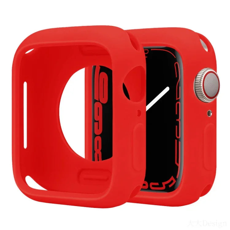 Candy Silicone Half Coverage Watch Case, For Apple Watch Series 41mm