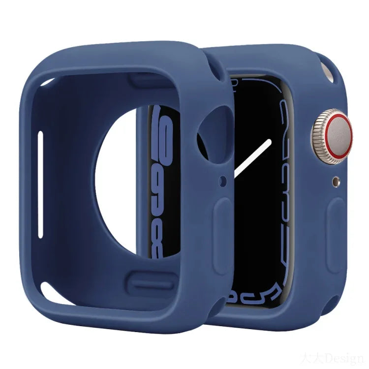 Candy Silicone Half Coverage Watch Case, For Apple Watch Series 45mm
