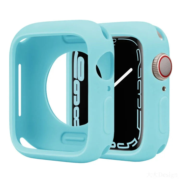Candy Silicone Half Coverage Watch Case, For Apple Watch Series 45mm
