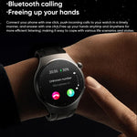 MT200 1.43 inch AMOLED IP67 Steel Band Smart Call Watch, Support ECG