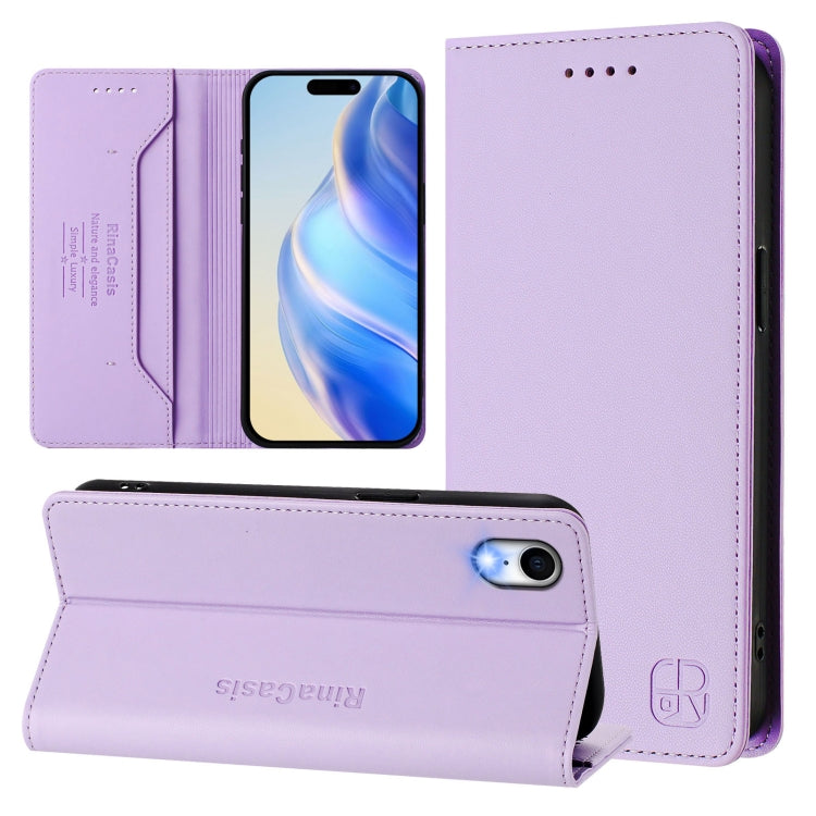 RC01 Dual-Folded Magnetic Suction RFID Leather Phone Case, For iPhone 11 Pro Max, For iPhone 11, For iPhone 11 Pro, For iPhone X / XS, For iPhone XR, For iPhone XS Max
