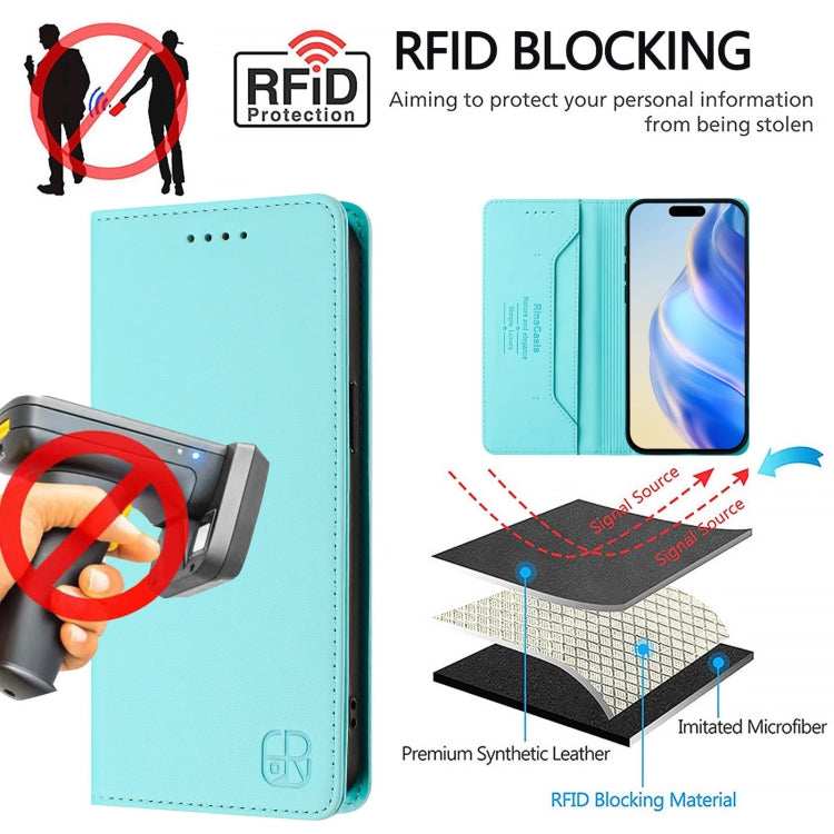 RC01 Dual-Folded Magnetic Suction RFID Leather Phone Case, For iPhone 7 Plus / 8 Plus