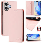 RC01 Dual-Folded Magnetic Suction RFID Leather Phone Case, For iPhone 17e / 16e, For iPhone 17 Pro Max, For iPhone 17 Pro, For iPhone 17, For iPhone Air, For iPhone 16 Pro Max