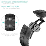 Butterfly Buckle Titanium Alloy Watch Band, For Samsung Galaxy Watch Ultra 47mm / Ultra 2025