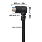 Mini DIN 6 Pin Core Extension Cable, 0.5m, 1.8m, 3m
