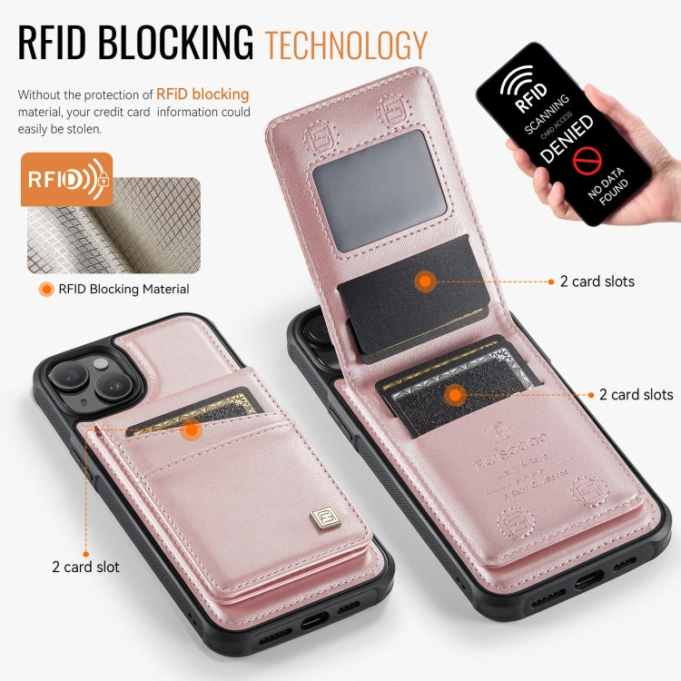 AutSpace A12 MagSafe Magnetic RFID Card Bag Phone Case, For iPhone 13, For iPhone 12 / 12 Pro, For iPhone 12 Pro Max