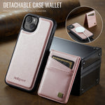 AutSpace A12 MagSafe Magnetic RFID Card Bag Phone Case, For iPhone 13, For iPhone 12 / 12 Pro, For iPhone 12 Pro Max