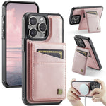 AutSpace A12 MagSafe Magnetic RFID Card Bag Phone Case, For iPhone 13, For iPhone 12 / 12 Pro, For iPhone 12 Pro Max