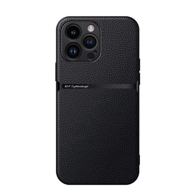 Litchi Leather Magnetic Full Coverage Shockproof Phone Case, For iPhone 16, For iPhone 15 Pro Max, For iPhone 15 Pro, For iPhone 15 Plus, For iPhone 15, For iPhone 14 Plus, For iPhone 14, For iPhone 14 Pro