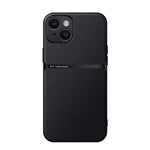 Litchi Leather Magnetic Full Coverage Shockproof Phone Case, For iPhone 16, For iPhone 15 Pro Max, For iPhone 15 Pro, For iPhone 15 Plus, For iPhone 15, For iPhone 14 Plus, For iPhone 14, For iPhone 14 Pro