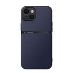 Litchi Leather Magnetic Full Coverage Shockproof Phone Case, For iPhone 16, For iPhone 15 Pro Max, For iPhone 15 Pro, For iPhone 15 Plus, For iPhone 15, For iPhone 14 Plus, For iPhone 14, For iPhone 14 Pro