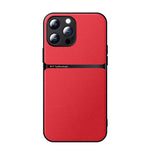 Litchi Leather Magnetic Full Coverage Shockproof Phone Case, For iPhone 14 Pro Max, For iPhone 13 Pro Max, For iPhone 13 Pro, For iPhone 13, For iPhone 12, For iPhone 12 Pro Max, For iPhone 12 Pro, For iPhone 11 Pro Max
