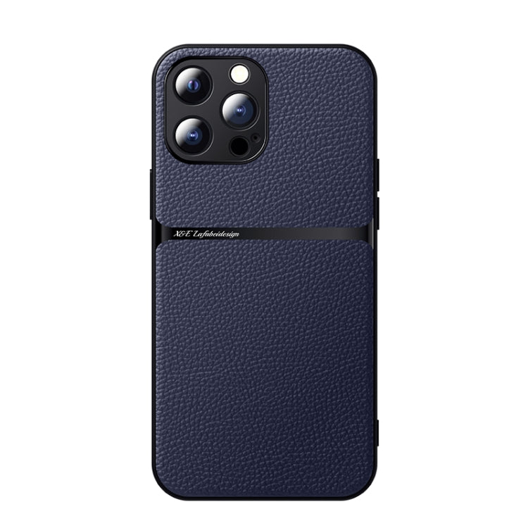 Litchi Leather Magnetic Full Coverage Shockproof Phone Case, For iPhone 14 Pro Max, For iPhone 13 Pro Max, For iPhone 13 Pro, For iPhone 13, For iPhone 12, For iPhone 12 Pro Max, For iPhone 12 Pro, For iPhone 11 Pro Max