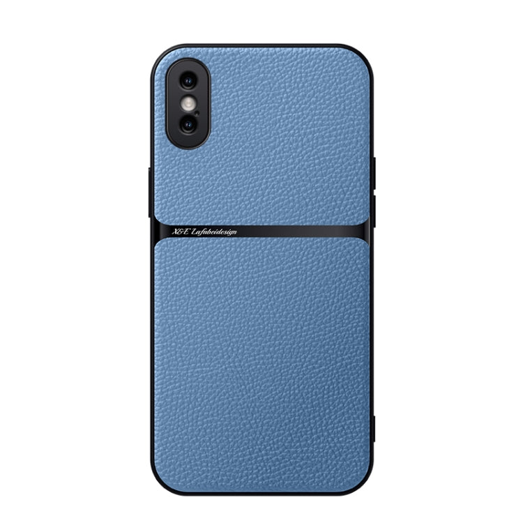 Litchi Leather Magnetic Full Coverage Shockproof Phone Case, For iPhone 11, For iPhone 11 Pro, For iPhone X / XS, For iPhone XR, For iPhone XS Max