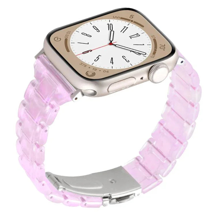 Small Waist Rhombus Three-bead Resin Watch Band, For Apple Watch 46mm / 49mm / 45mm / 44mm, For Apple Watch 42mm / 41mm / 40mm / 38mm