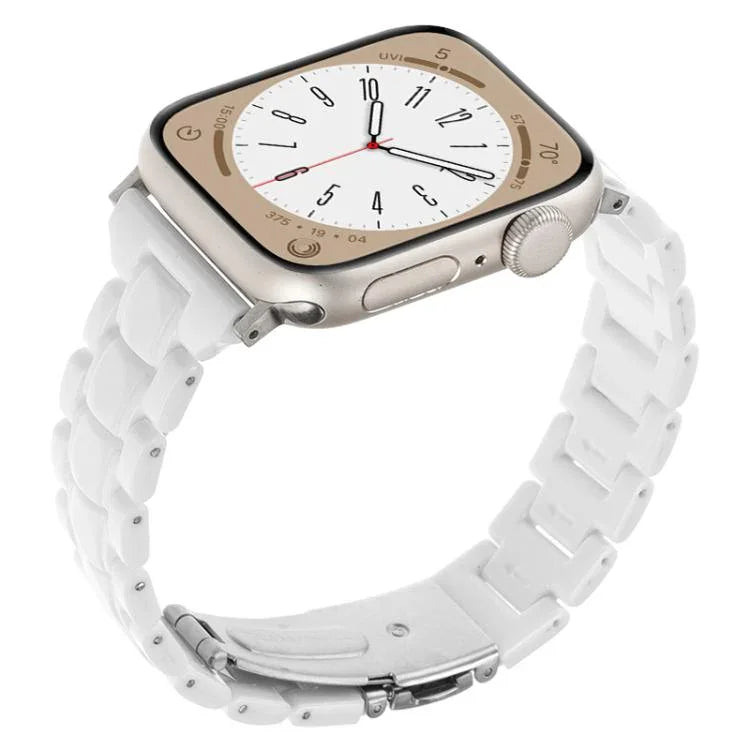 Small Waist Rhombus Three-bead Resin Watch Band, For Apple Watch 46mm / 49mm / 45mm / 44mm, For Apple Watch 42mm / 41mm / 40mm / 38mm