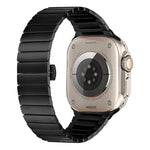 Butterfly Clasp One-Bead Titanium Alloy Watch Band, For Apple Watch 46mm / 49mm / 45mm / 44mm