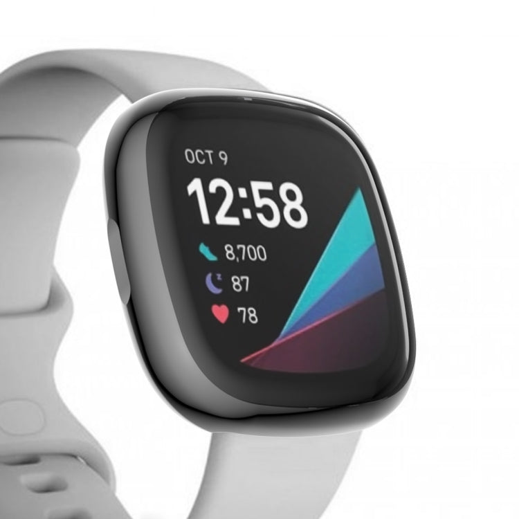 Plating Full Package TPU Protective Case, For Fitbit Versa 3 / Versa Sense