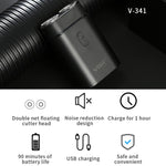 VGR V-341 Rotating 2 Cuttter Head Portable Electric Shaver, V-341