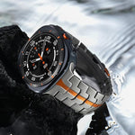 Split Safety Buckle Titanium Alloy Watch Band, For Samsung Galaxy Watch Ultra 47mm / Ultra 2025