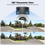 SriHome SH055B 8MP HD Multi-lens Super Wide Angle Panoramic PTZ Dome Camera, SH055B