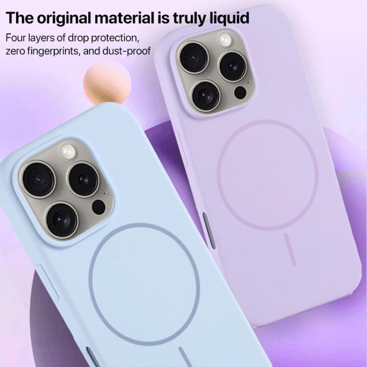 Large Hole Camera MagSafe Liquid Silicone Full Coverage Phone Case, For iPhone 13 Pro Max, For iPhone 13 Pro, For iPhone 13, For iPhone 12