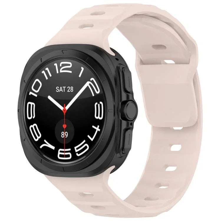 Kalebol Square Buckle Silicone Watch Band, For Samsung Galaxy Watch Ultra 47mm / Ultra 2025