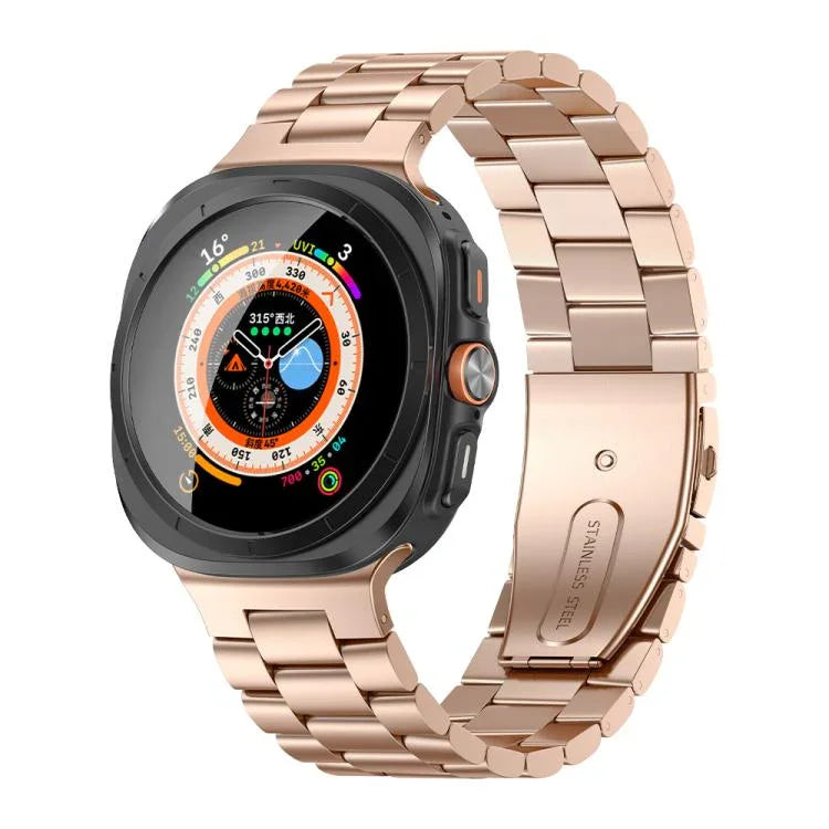 Kalebol Three-bead Steel Watch Band, For Samsung Galaxy Watch Ultra 47mm / Ultra 2025