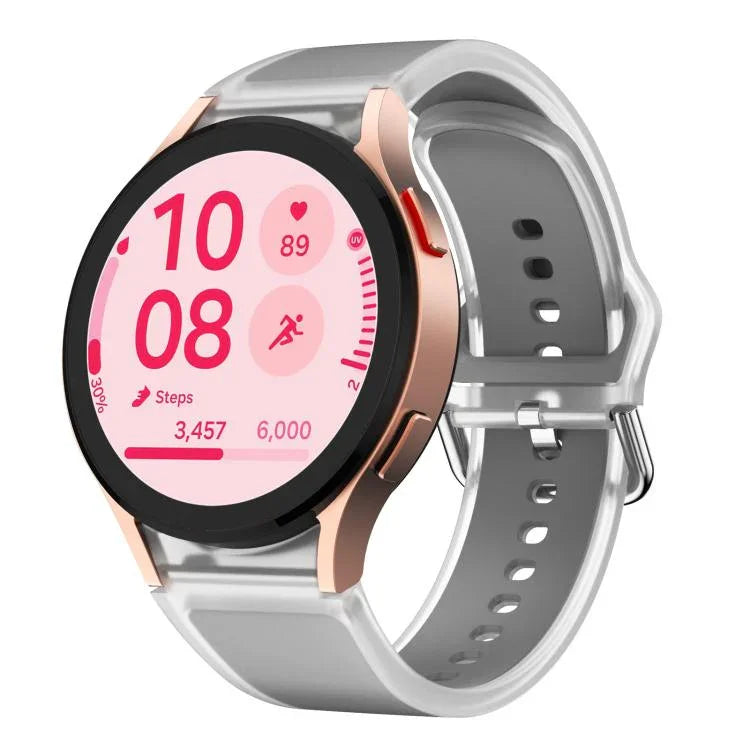 Kalebol Glacier Transparent Silicone Watch Band, For Samsung Galaxy Watch 7  / 6 / 5 / 4