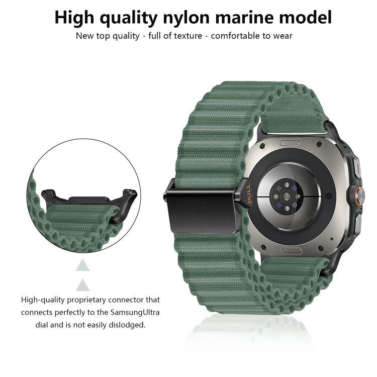 Kalebol Ocean Loop Nylon Braided Watch Band, For Samsung Galaxy Watch Ultra 47mm / Ultra 2025