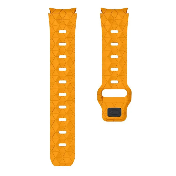 Kalebol Football Pattern Reverse Buckle Silicone Strap, For Samsung Galaxy Watch 4 / 5 / 6