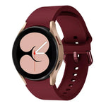 Kalebol Metal Pin Buckle Silicone Watch Band, For Samsung Galaxy Watch 7 / 6 / 5 / 4