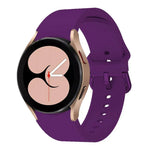 Kalebol Metal Pin Buckle Silicone Watch Band, For Samsung Galaxy Watch 7 / 6 / 5 / 4